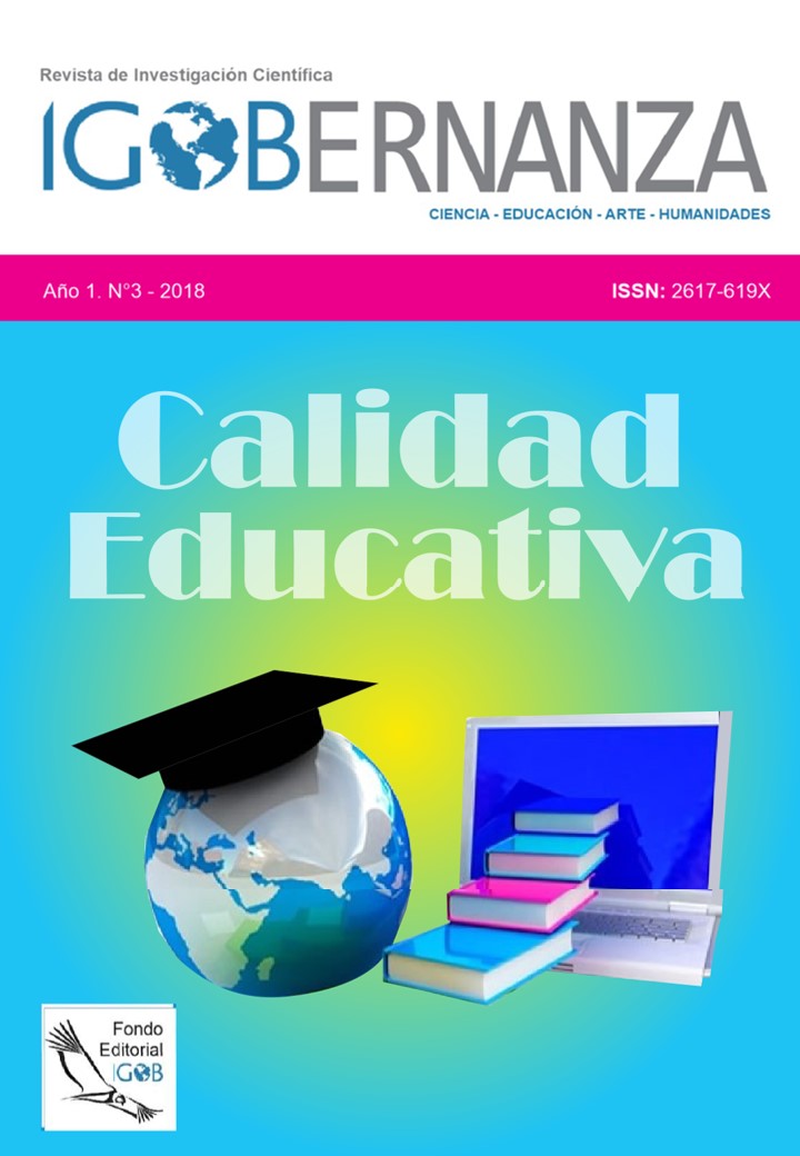 					Ver Vol. 1 Núm. 3 (2018): Calidad Educativa
				